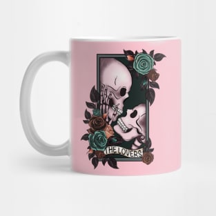 Skeleton Love with  Roses Mug